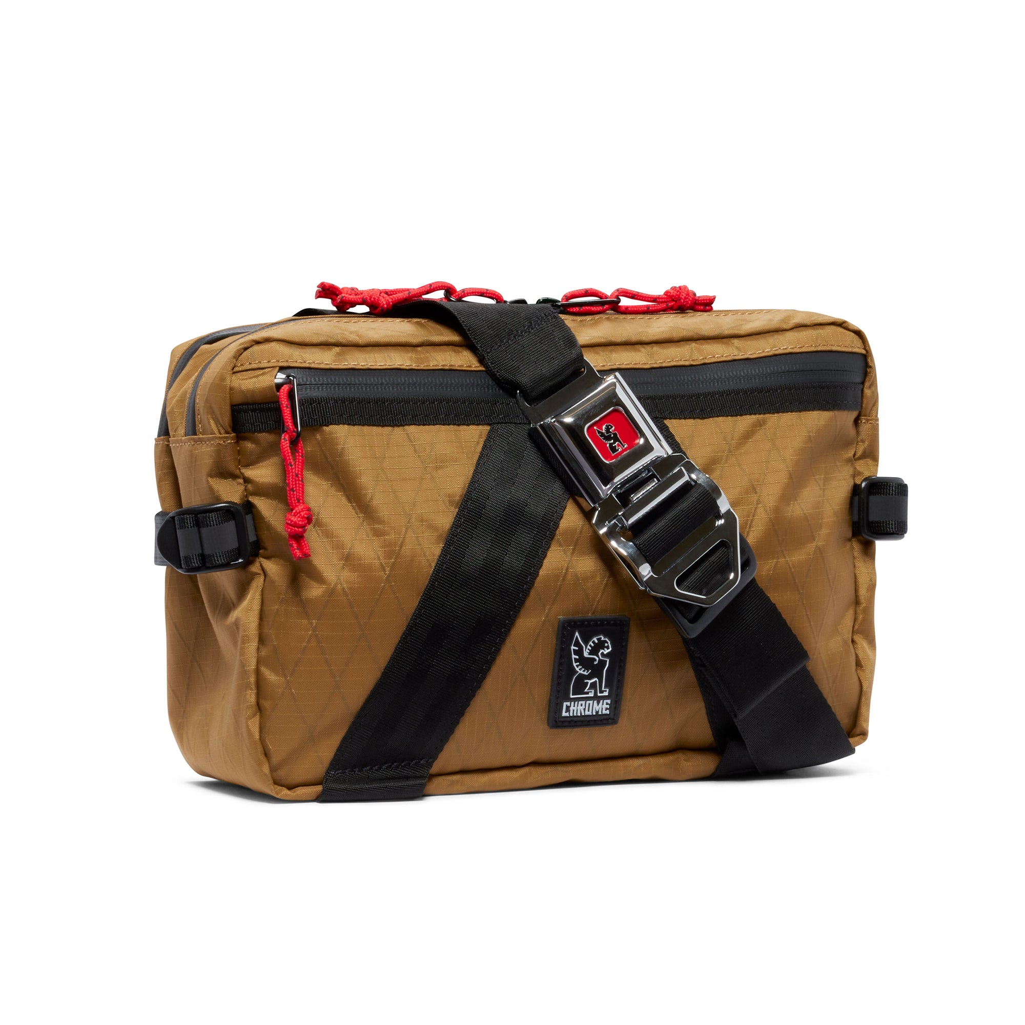 Tensile Sling bag in amber x fabric #color_amber x