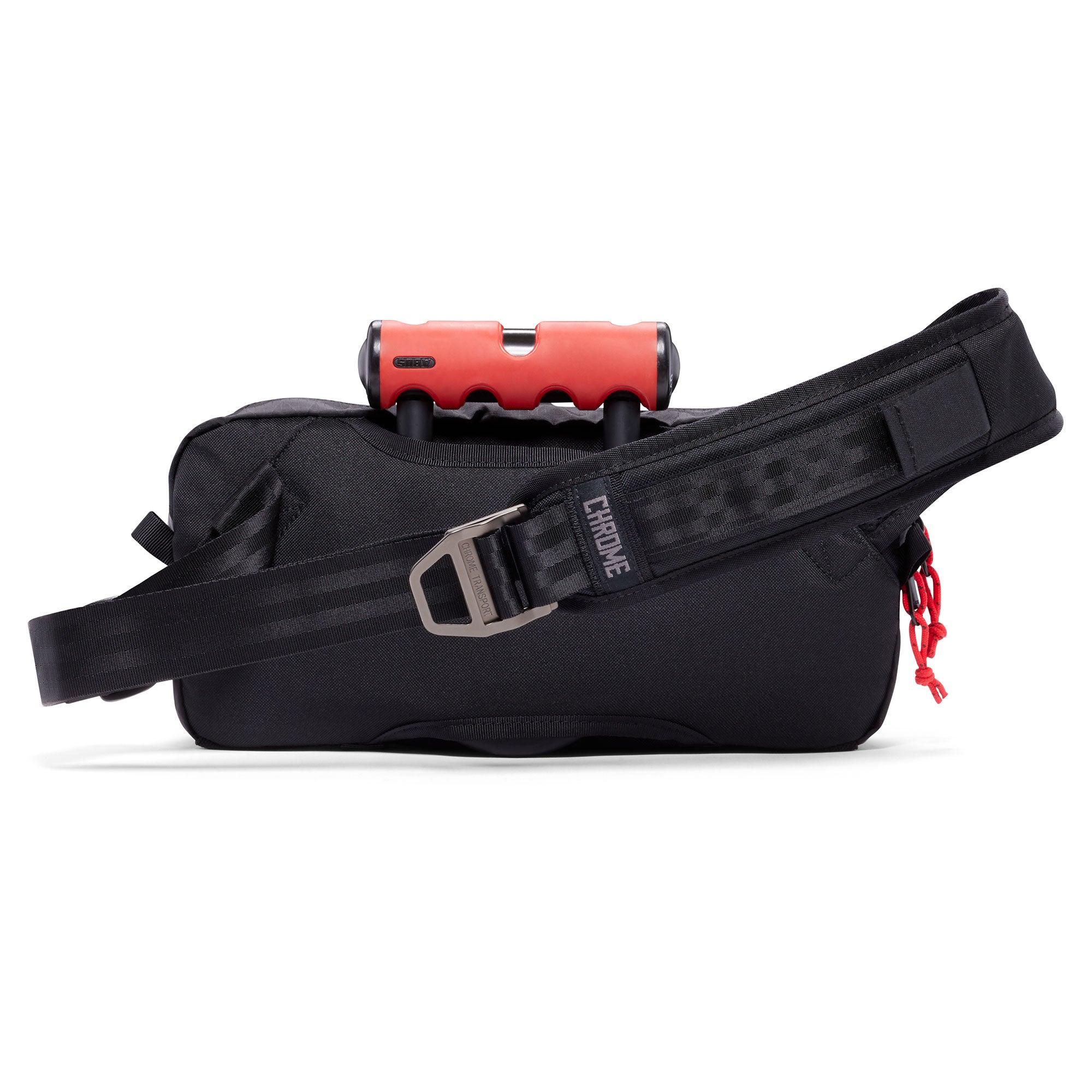 mini kadet in black XRF fabric strap view #color_black xrf