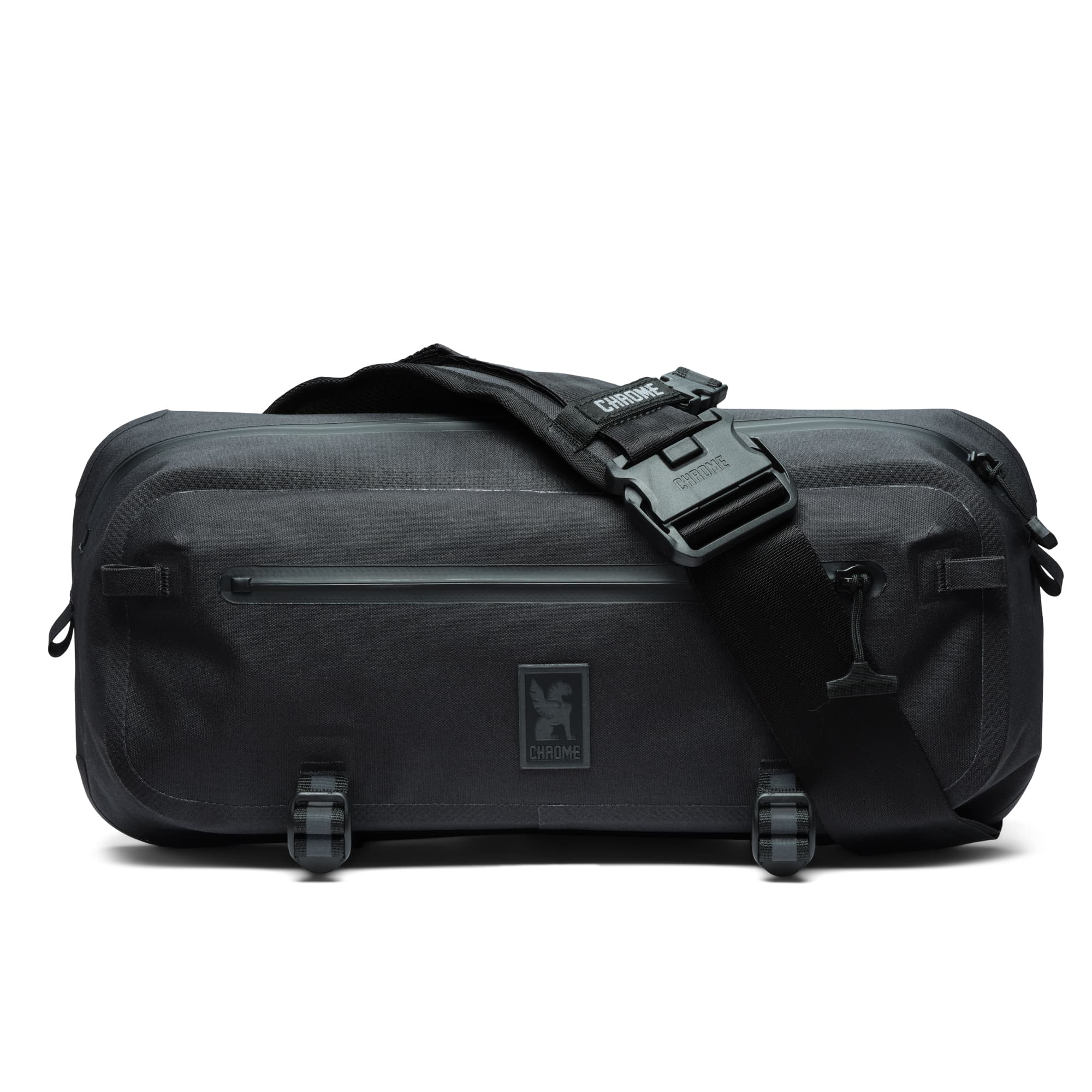 Kadet WP full front of the waterproof sling #color_black