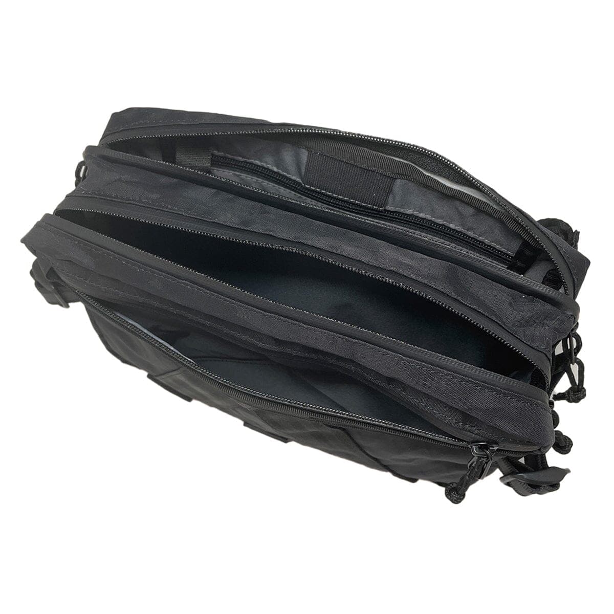 Inside of the Tensile bag, pockets open